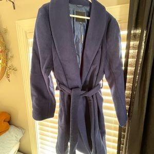 Madewell wool coat with tie waist. Never worn - tags on